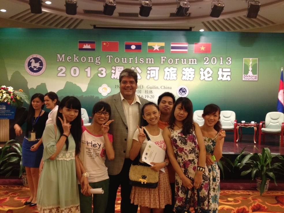 我系作为桂林旅游局合作单位被邀参加2013湄公河旅游论坛 我系作为桂林旅游局合作单位被邀参加2013湄公河旅游论坛