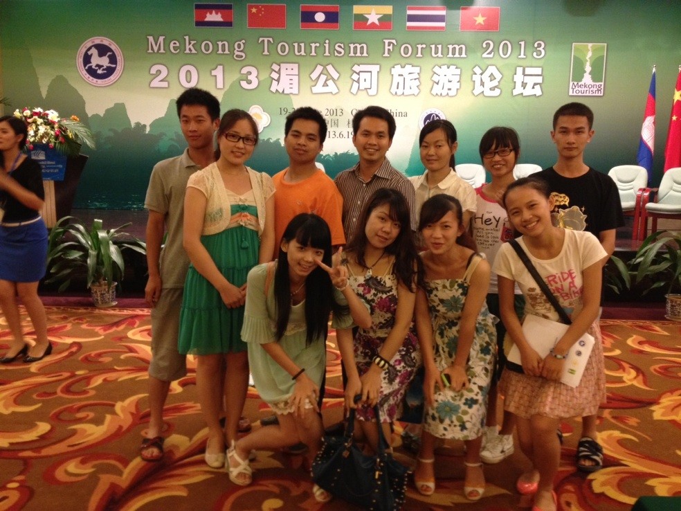 我系作为桂林旅游局合作单位被邀参加2013湄公河旅游论坛 我系作为桂林旅游局合作单位被邀参加2013湄公河旅游论坛